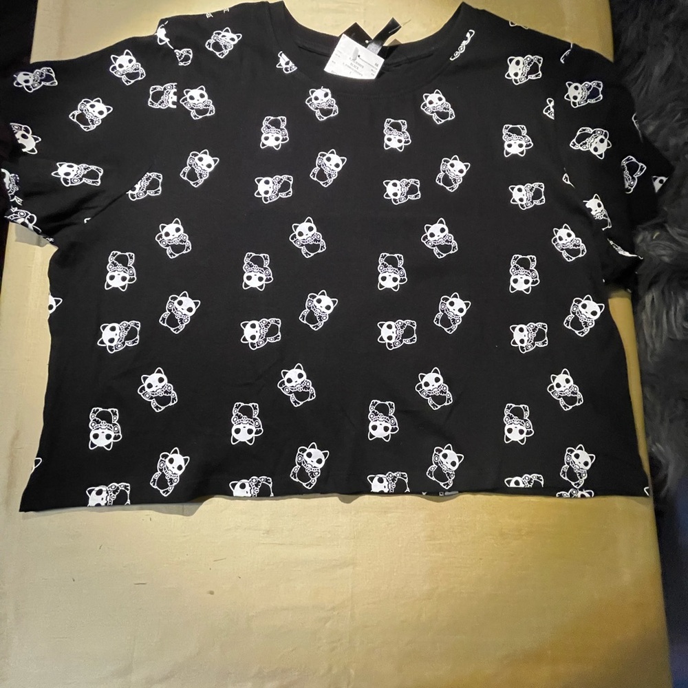 Electric Family Black and White Panda Tee